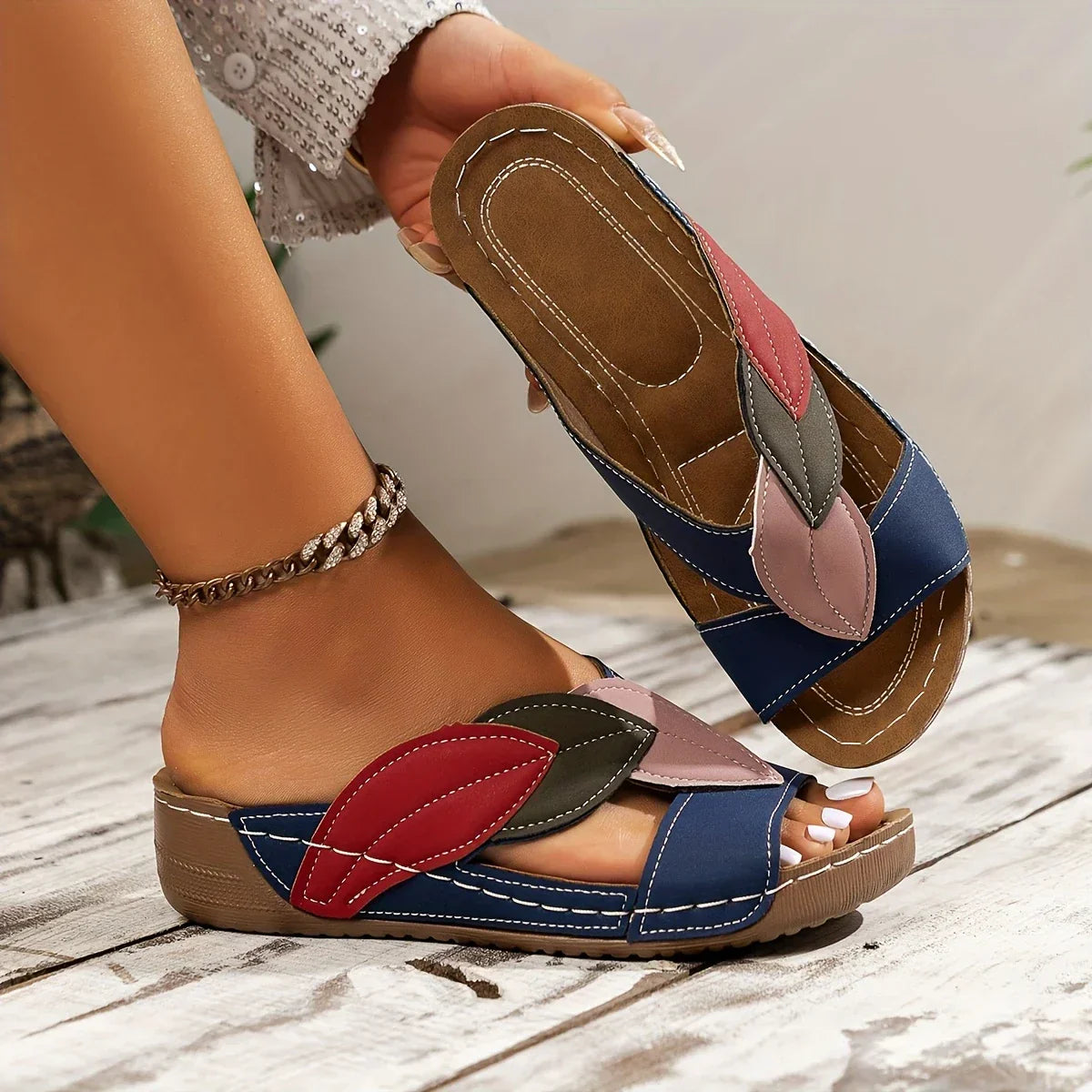 Solange™ – Instap sandalen