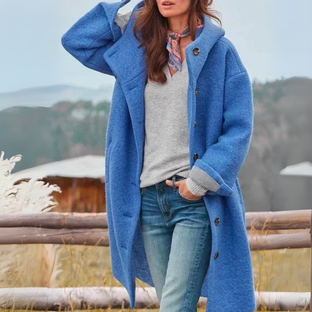 Erika™ | Lange wollen winterjas