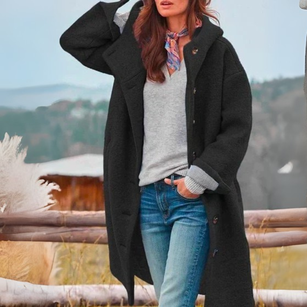 Erika™ | Lange wollen winterjas