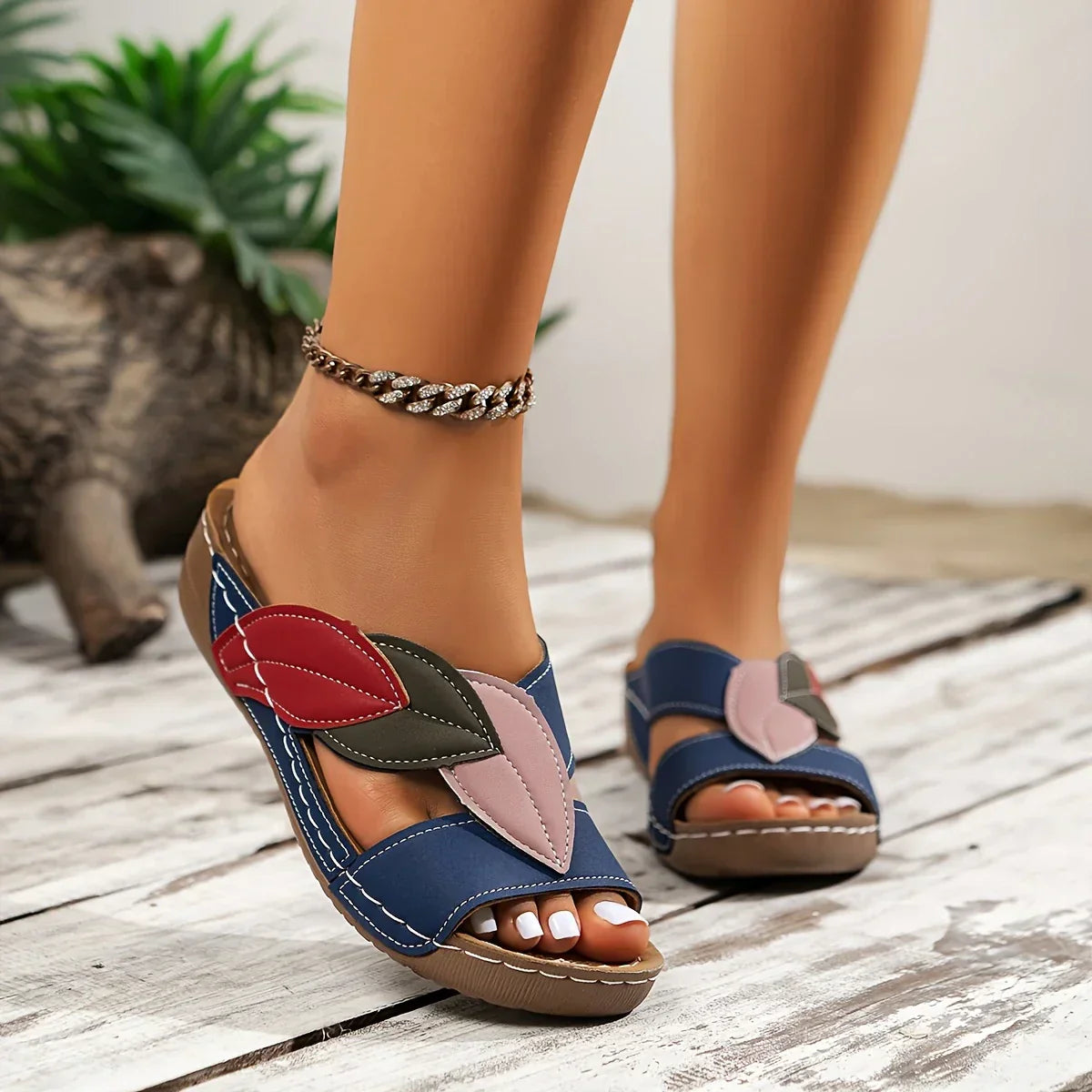 Solange™ – Instap sandalen