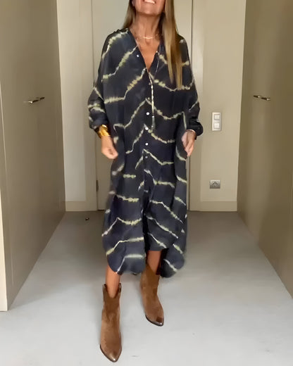 Julia™ - Gestreepte Maxi-jurk