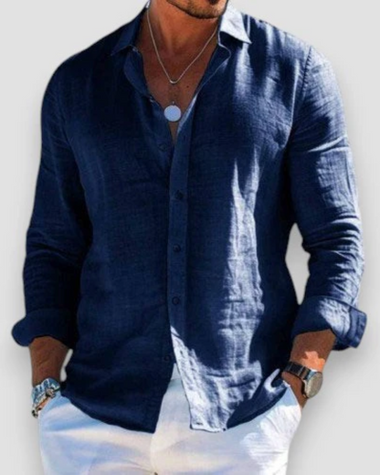 Stef™ - Casual linnen overhemd