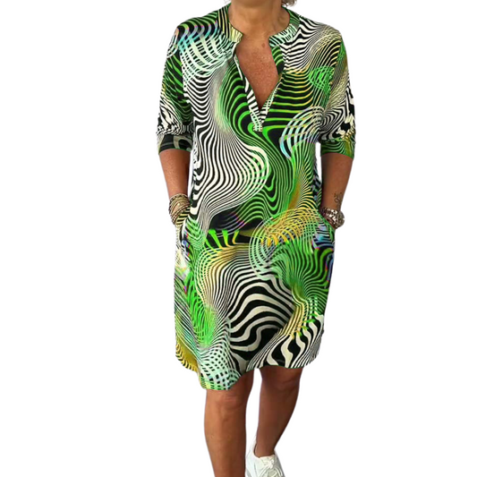 Rita™- Kleurrijke jurk