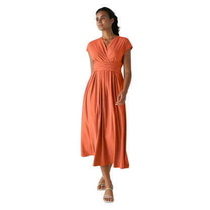 Lynn™ - Elegante Wikkeljurk met Hoge Taille