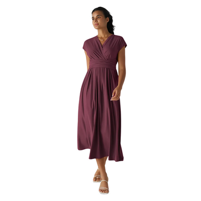 Lynn™ - Elegante Wikkeljurk met Hoge Taille