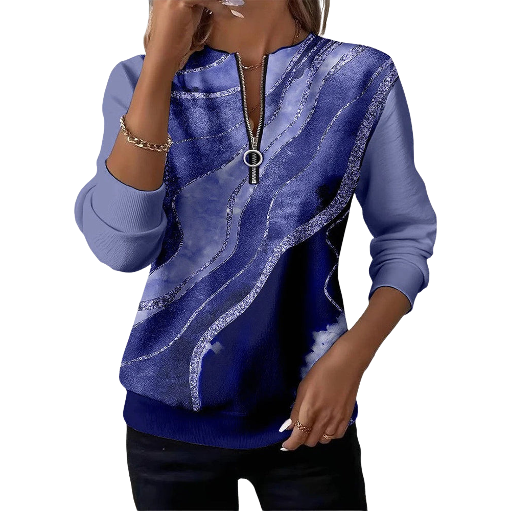 Lera™ | Sweatshirt met halve rits