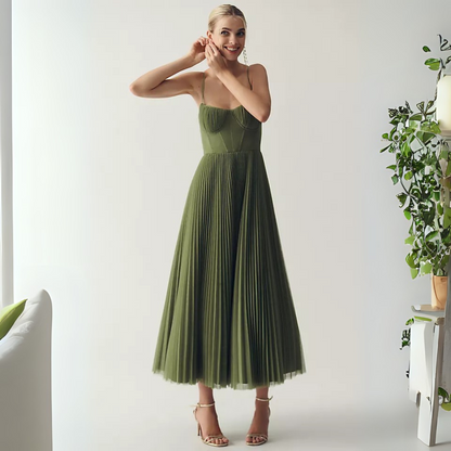 Olivia™ - Elegante Geplooide Jurk