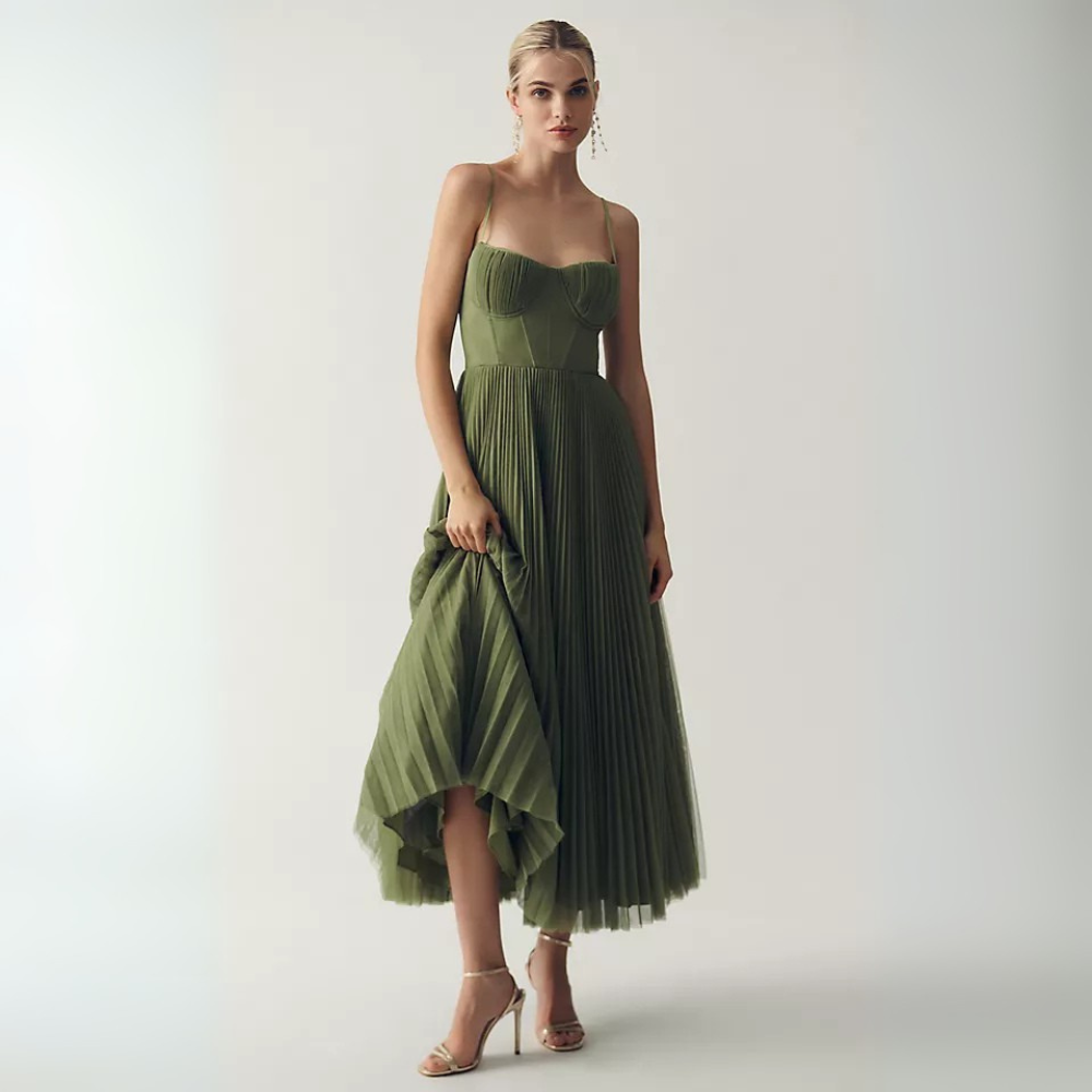 Olivia™ - Elegante Geplooide Jurk