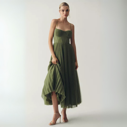 Olivia™ - Elegante Geplooide Jurk