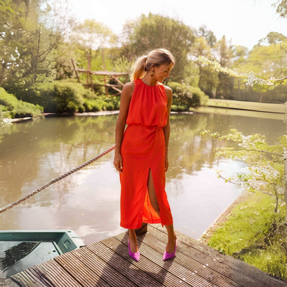 Silvia™ - Zomers Midi Jurkje