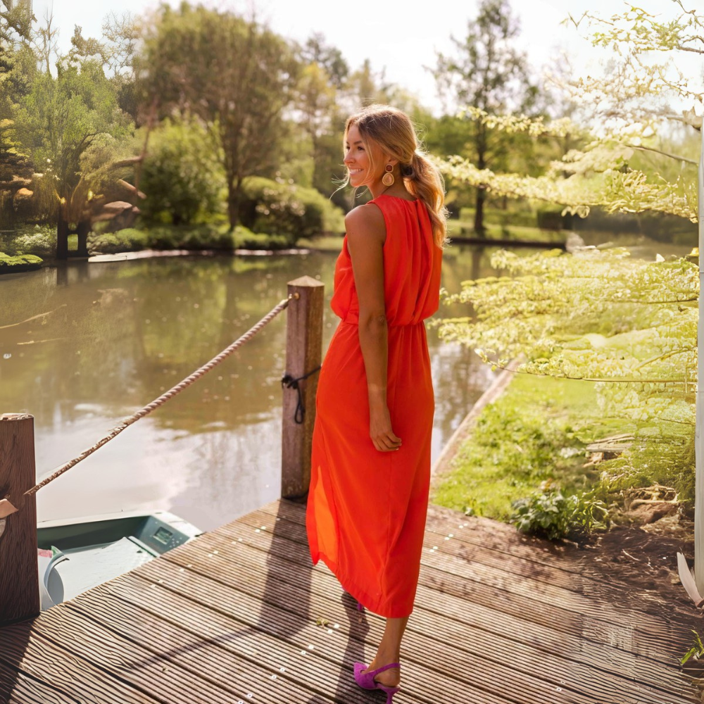 Silvia™ - Zomers Midi Jurkje