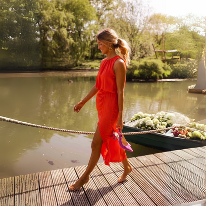 Silvia™ - Zomers Midi Jurkje