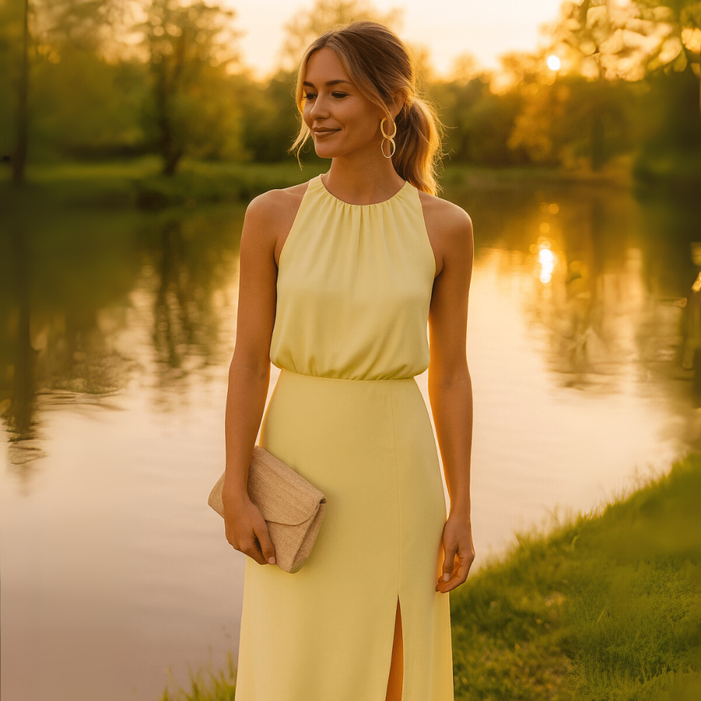 Silvia™ - Zomers Midi Jurkje