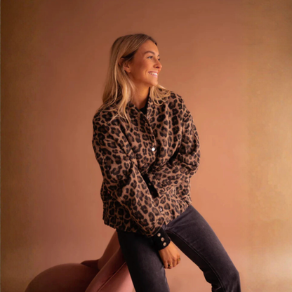 Charlene™ | Luipaard Trendy jasje