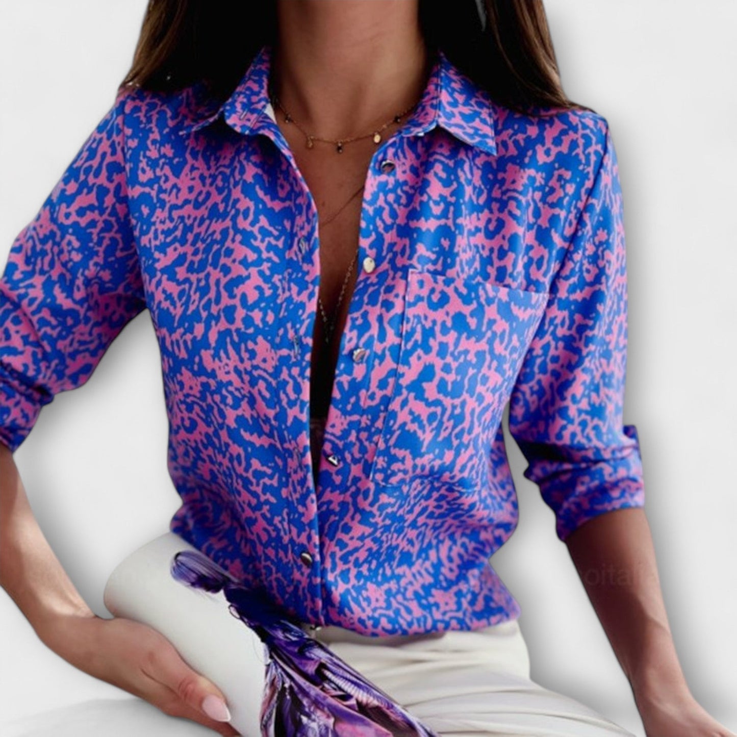 Jessica™ - Blouse met klassieke kraag