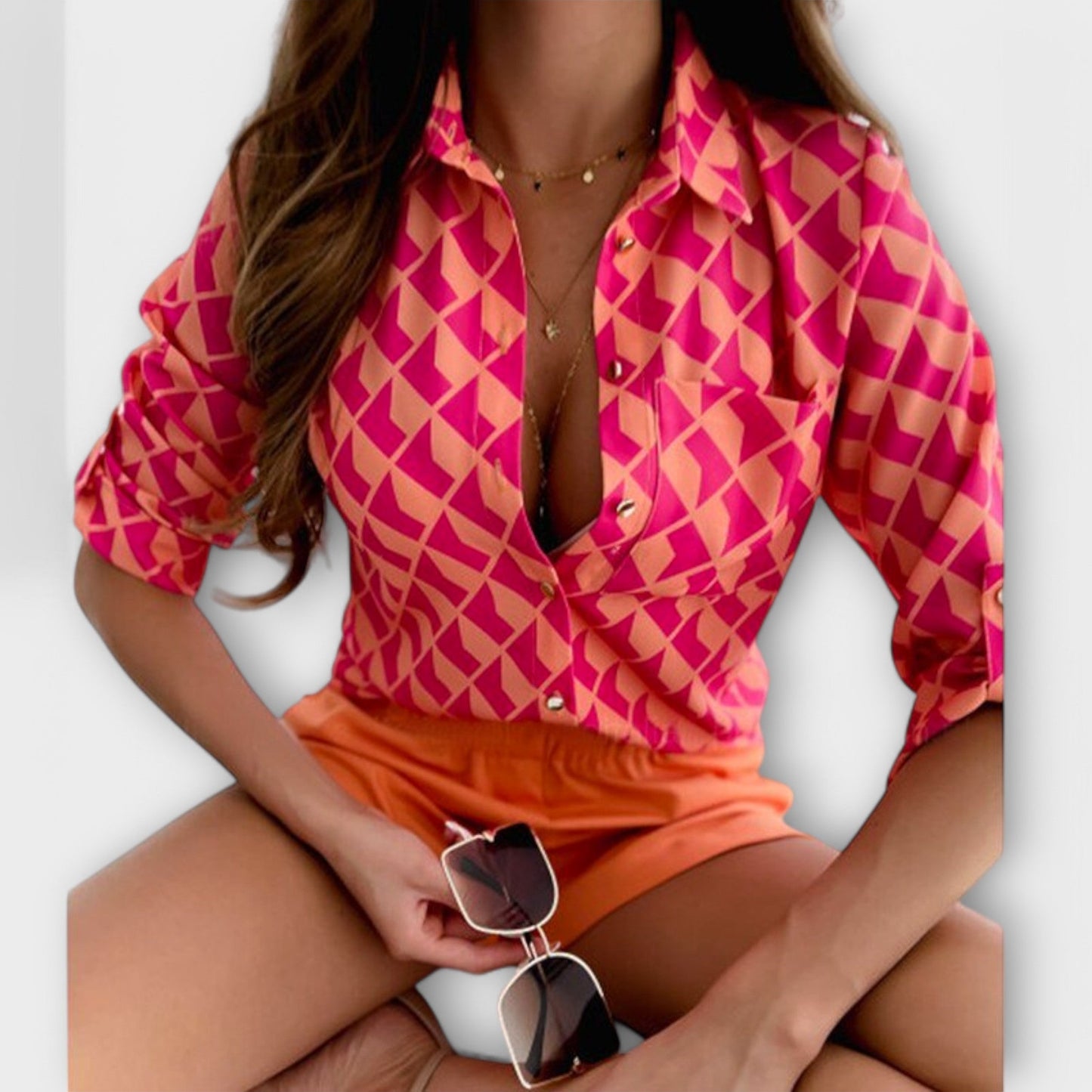 Jessica™ - Blouse met klassieke kraag